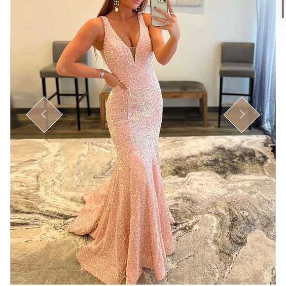 Sparkly prom dress